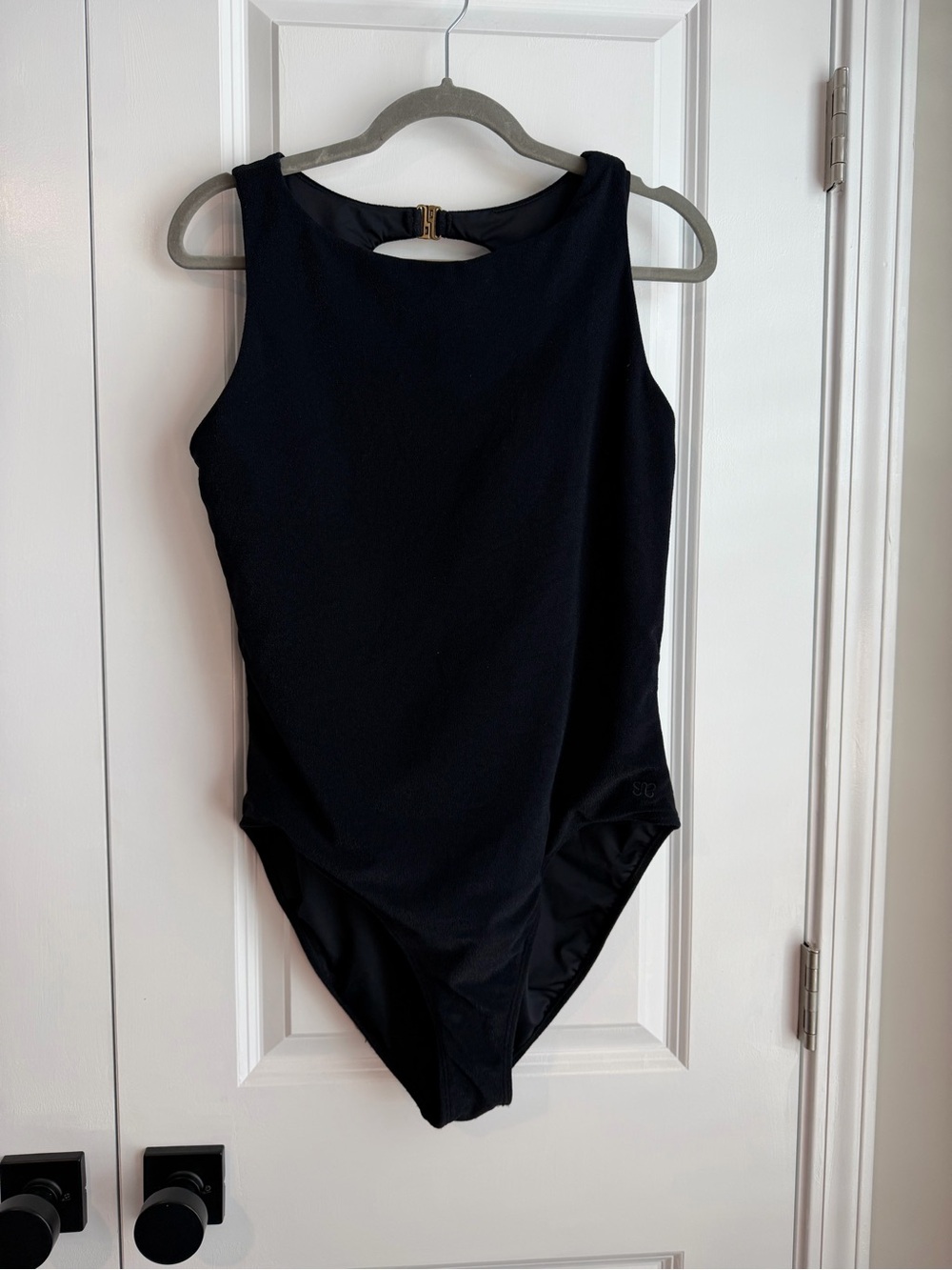 Albion Women’s The Pearl One Piece Swimsuit Black Terry Size XXL